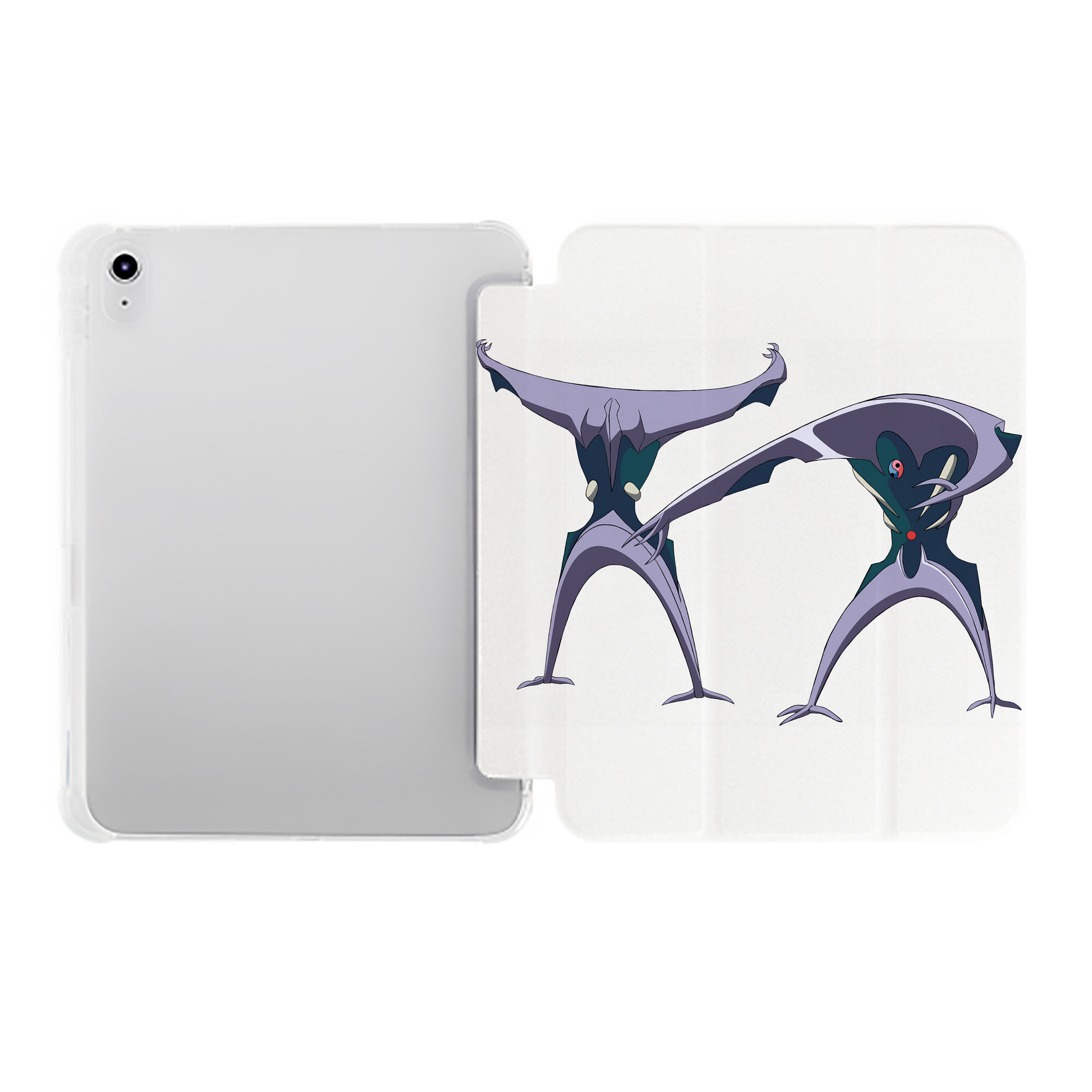 （画像用） EVA 新世紀エヴァンゲリオン IPad ケース ペン収納付き 三つ折りスタンド PUレザー×シリコン 対応機種9.5/10.5/10.9インチ